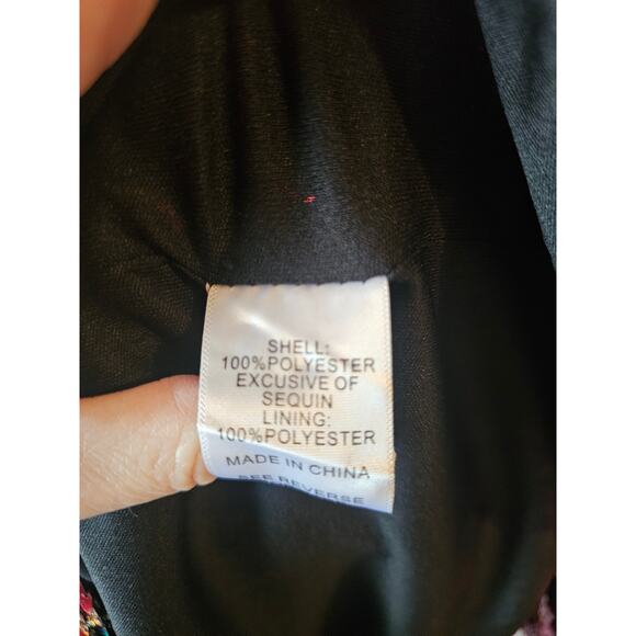 Lucy Paris rainbow color sequins Party Starter mini Dress sz medium new $128 - Picture 7 of 8